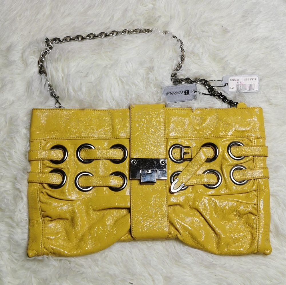 Yellow Browns purse